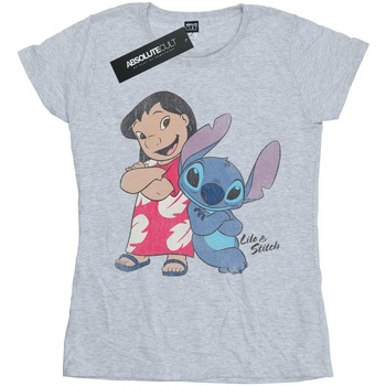 Vêtements Femme T-shirts manches longues Disney Lilo And Stitch Classic Gris