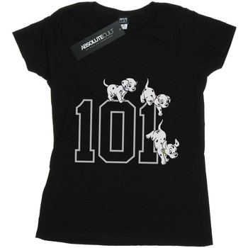 Vêtements Femme T-shirts manches longues Disney 101 Dalmatians 101 Doggies Noir