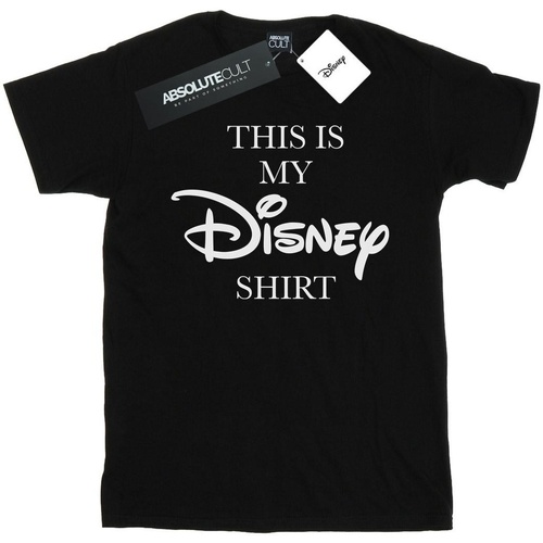 Vêtements Fille T-shirts manches longues Disney My T-shirt Noir