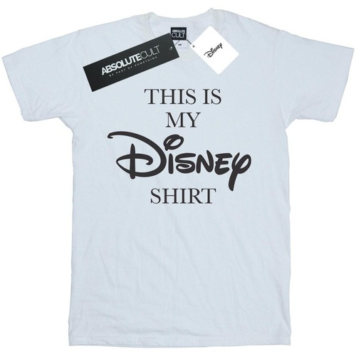 Vêtements Fille T-shirts manches longues Disney My T-shirt Blanc