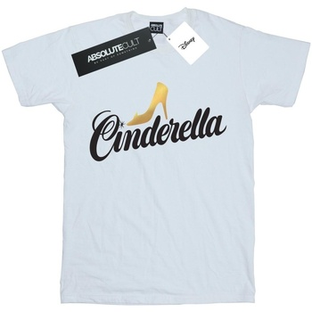Vêtements Fille T-shirts manches longues Disney Cinderella Shoe Logo Blanc