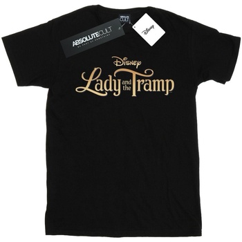 Vêtements Fille T-shirts manches longues Disney Lady And The Tramp Classic Logo Noir