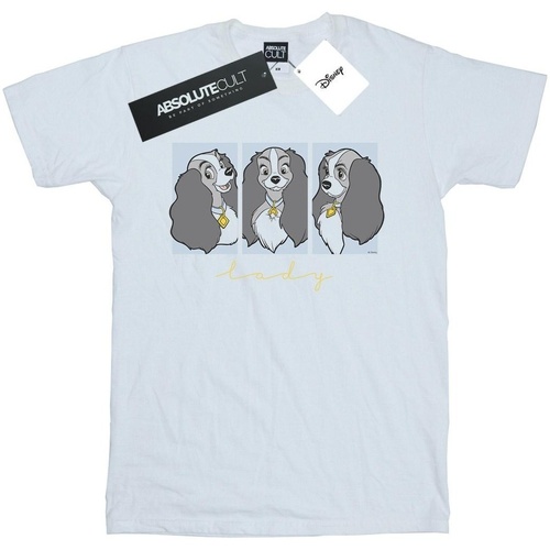 Vêtements Fille Finally a plain t-shirt with style Disney  Blanc