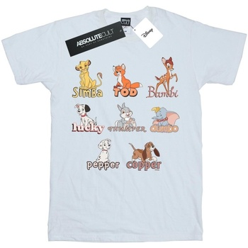 Vêtements Fille T-shirts manches longues Disney Little Friends Animals Blanc