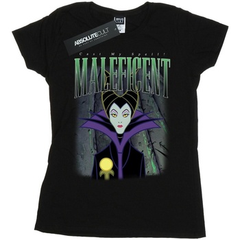 Vêtements Femme T-shirts manches longues Disney Sleeping Beauty Maleficent Montage Noir