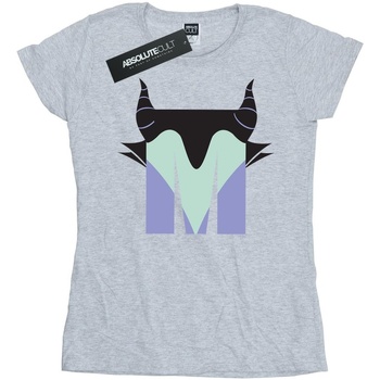 Vêtements Femme T-shirts manches longues Disney Alphabet M Is For Maleficent Gris