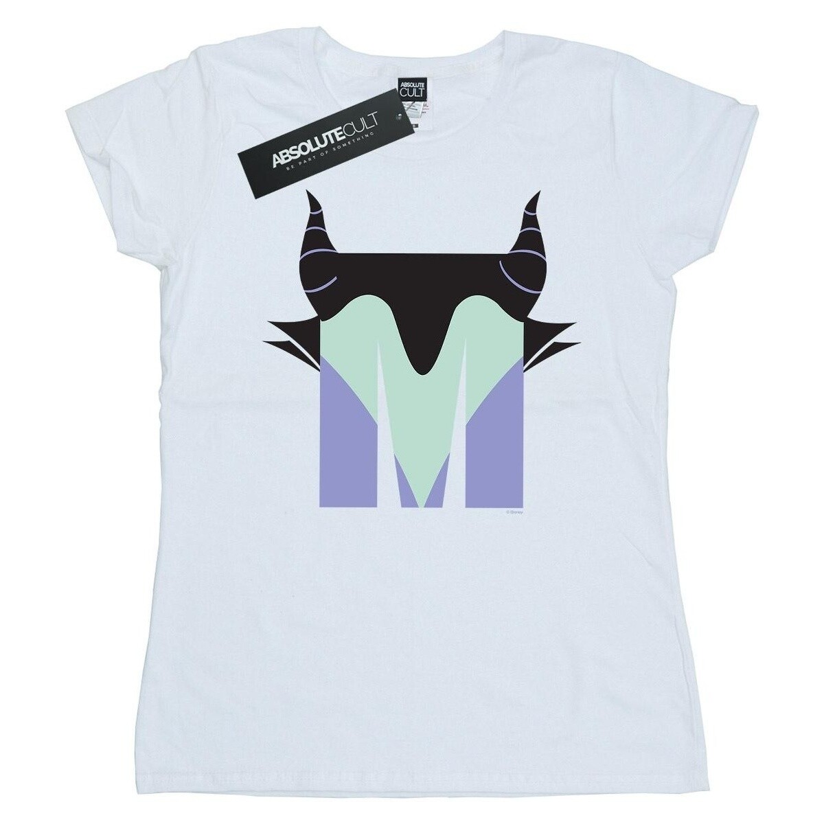 Vêtements Femme T-shirts manches longues Disney Alphabet M Is For Maleficent Blanc