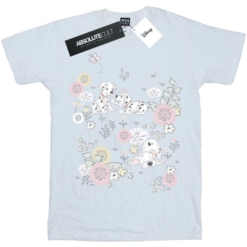 Vêtements Fille T-shirts manches longues Disney 101 Dalmatians Meadow Blanc
