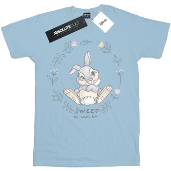 Vêtements Fille T-shirts manches longues Disney Bambi Thumper Sweet As Can Be Bleu