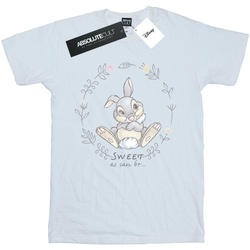 Vêtements Fille T-shirts manches longues Disney Bambi Thumper Sweet As Can Be Blanc