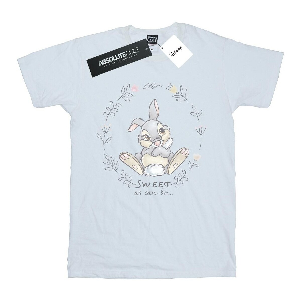 Vêtements Fille T-shirts manches longues Disney Bambi Thumper Sweet As Can Be Blanc