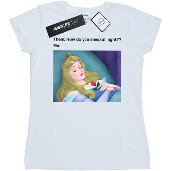Vêtements Femme T-shirts PAUL manches longues Disney  Blanc