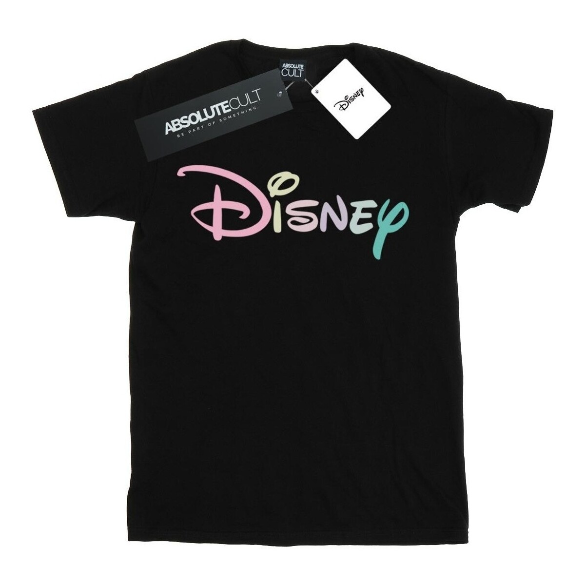 Vêtements Fille T-shirts manches longues Disney Pastel Logo Noir