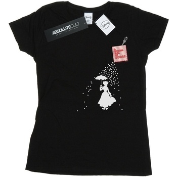 Vêtements Femme T-shirts manches longues Disney Mary Poppins Spoonful Of Sugar Noir
