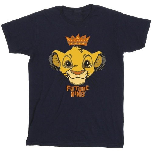 Vêtements Fille T-shirts manches longues Disney The Lion King Future King Bleu
