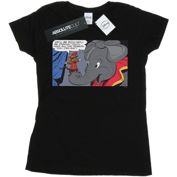 Vêtements Femme T-shirts manches longues Disney Dumbo Rich And Famous Noir
