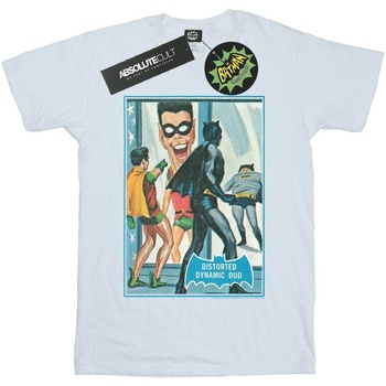 Vêtements Homme T-shirts manches longues Dc Comics Batman TV Series Dynamic Duo Blanc