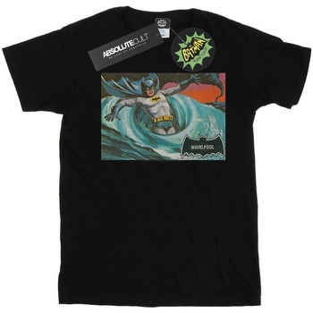 Vêtements Homme T-shirts manches longues Dc Comics Batman TV Series Whirlpool Noir