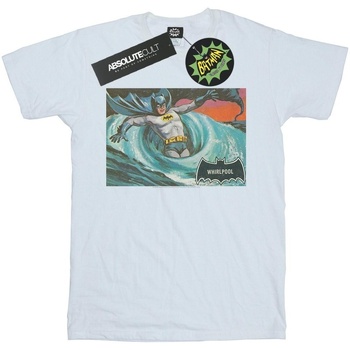 Vêtements Homme T-shirts manches longues Dc Comics Batman TV Series Whirlpool Blanc