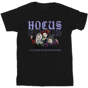 Vêtements Fille T-shirts manches longues Disney Hocus Pocus Hallows Eve Noir