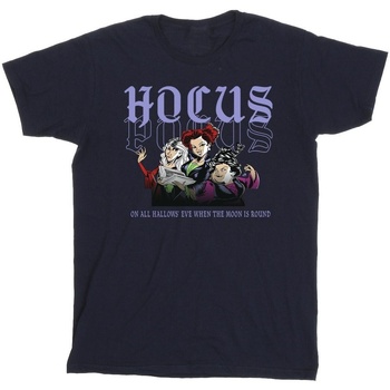 Vêtements Fille T-shirts manches longues Disney Hocus Pocus Hallows Eve Bleu