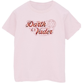 Vêtements Homme T-shirts manches longues Disney Obi-Wan Kenobi Darth Vader Ribbon Font Rouge