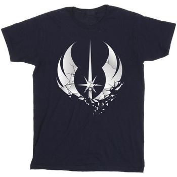 Vêtements Homme T-shirts manches longues Disney Obi-Wan Kenobi Order Fractured Bleu