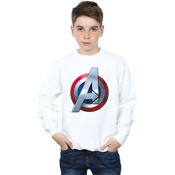 Vêtements Garçon Sweats Marvel Avengers 3D Logo Blanc