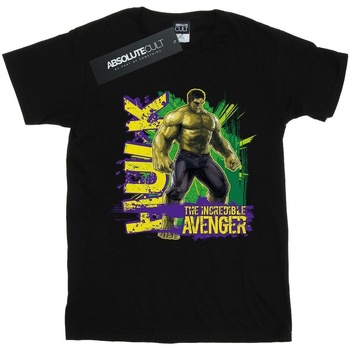 Vêtements Fille T-shirts manches longues Marvel Avengers Hulk Incredible Avenger Noir