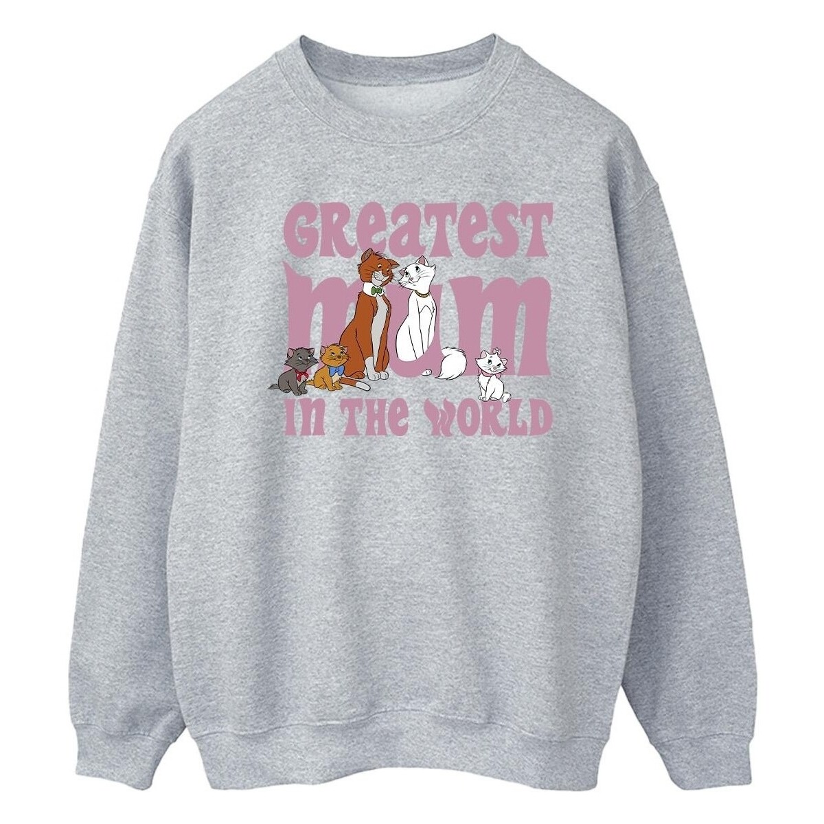 Vêtements Homme Sweats Disney The Aristocats Greatest Mum Gris