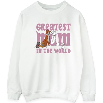 Vêtements Homme Sweats Disney The Aristocats Greatest Mum Blanc