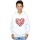 Vêtements Garçon Sweats Disney Mickey Mouse Heart Silhouette Blanc