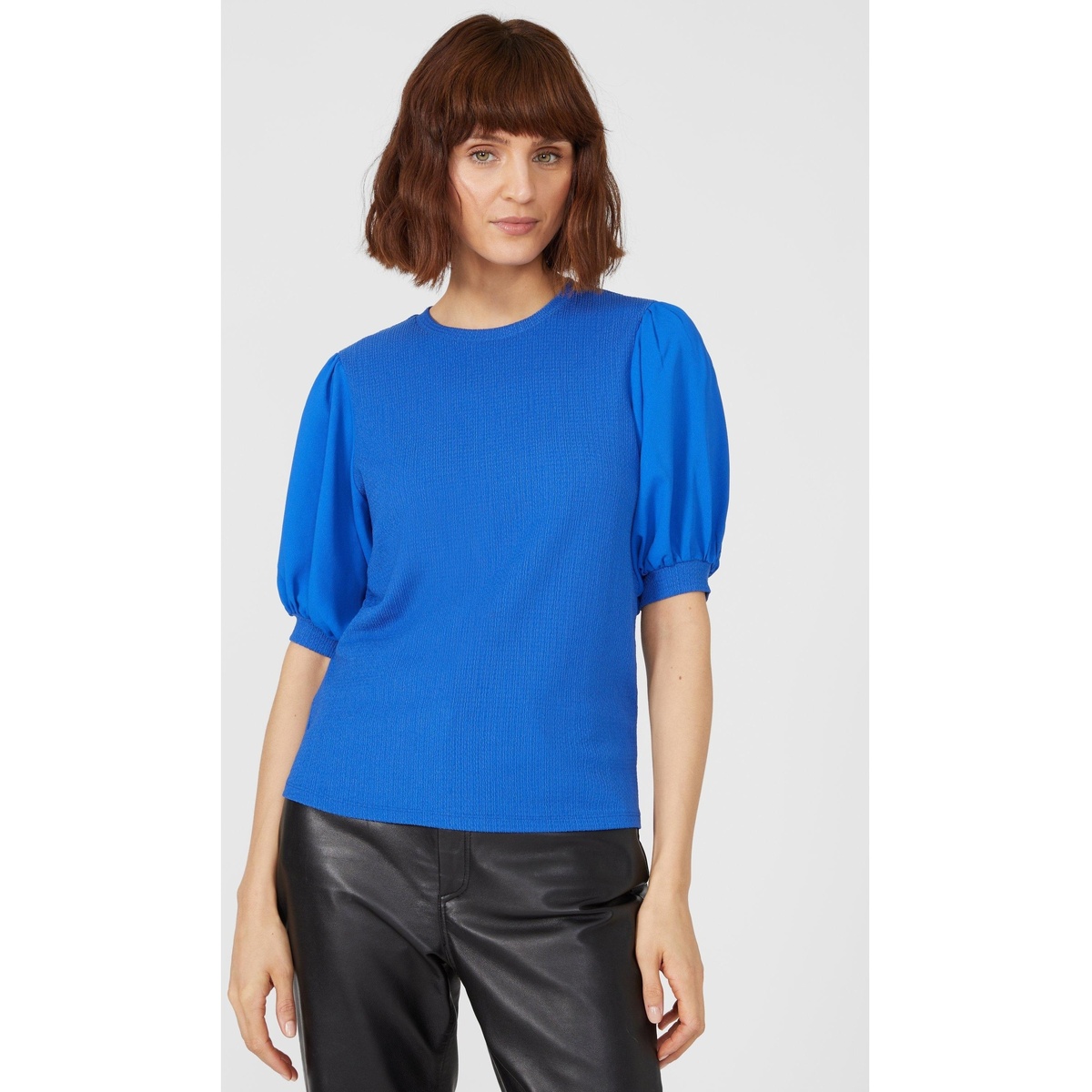 Vêtements Femme T-shirts manches courtes Principles DH6623 Bleu