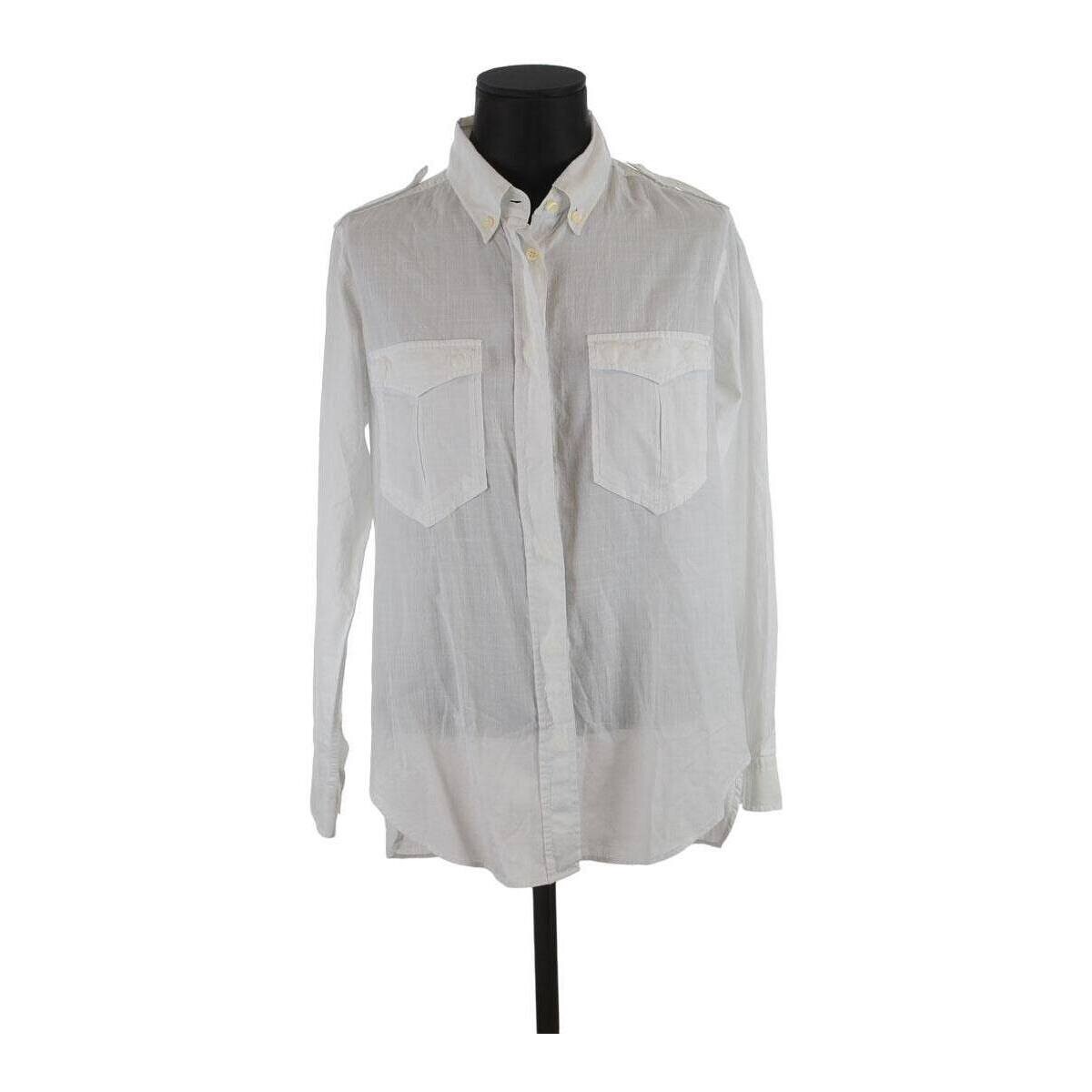 Vêtements Femme Débardeurs / T-shirts sans manche Isabel Marant Chemise en coton Blanc