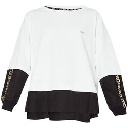 Vêtements Femme Sweats Liu Jo Sweat-shirt avec chaînes Beige
