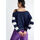 Vêtements Femme Pulls Liu Jo Pull avec rayures et logo Bleu