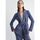 Vêtements Femme Vestes / Blazers Liu Jo Blazer en toile denim avec ceinture Bleu