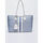 Sacs Femme Sacs porté épaule Liu Jo Sac shopper jacquard avec logo Bleu