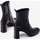 Chaussures Femme Boots Unisa NAZAN VU STN Noir