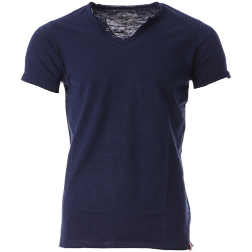 Vêtements Homme T-shirts manches courtes La Maison Blaggio MB-MARIUS Bleu