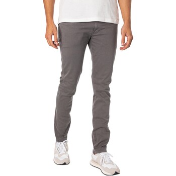 Vêtements Homme Jeans shirt slim Replay Jean Anbass Slim Hyperflex X-Lite Gris