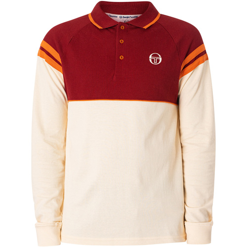 Vêtements Homme puff-sleeve cotton T-shirt Sergio Tacchini Polo à manches longues Cambio Rouge