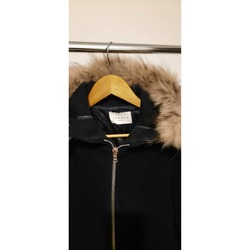 Vêtements PLS30896 Manteaux Twin Set MANTEAU A CAPUCHE Noir
