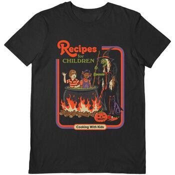 Vêtements Homme T-shirts manches longues Steven Rhodes Recipes For Children Noir