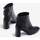 Chaussures Femme Boots Unisa URSULA_VU Noir