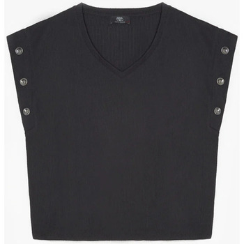 Vêtements Femme T-shirts & Polos Pantalon Chino Dyli5 Roseises T-shirt narciss noir Noir