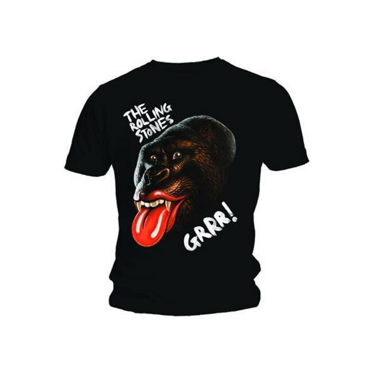 Vêtements T-shirts manches longues The Rolling Stones Grrr Noir