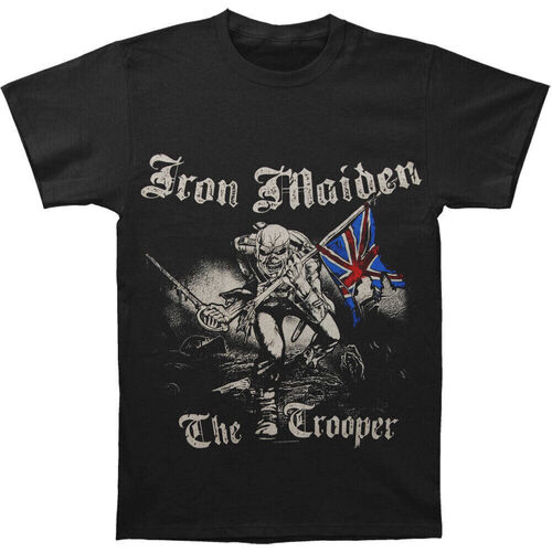 Vêtements T-shirts manches longues Iron Maiden Sketched Trooper Noir