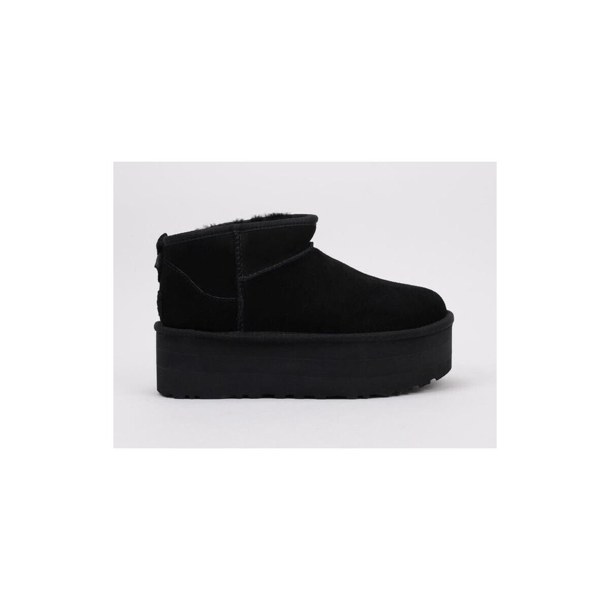 Chaussures Femme Bottes UGG Classic Ultra Mini Platform Noir