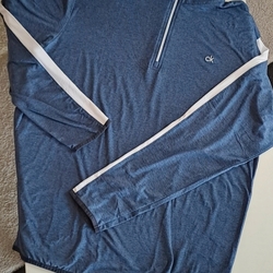 Vêtements Homme T-shirts manches longues Calvin Klein Golf Tee-shirt homme manches longues Bleu